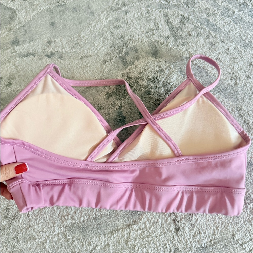 ALO Yoga Pink Sports Bra - Picture 3 of 4